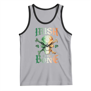Irish Pride Tank Top Irish To The Bone TS09 Athletic Heather Black Print Your Wear