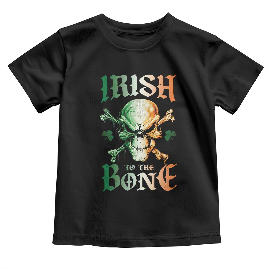 Irish Pride Toddler T Shirt Irish To The Bone TS09 Black Print Your Wear