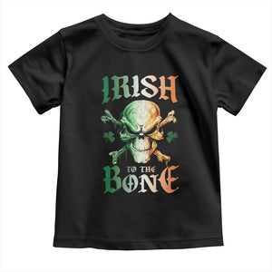 Irish Pride Toddler T Shirt Irish To The Bone TS09 Black Print Your Wear