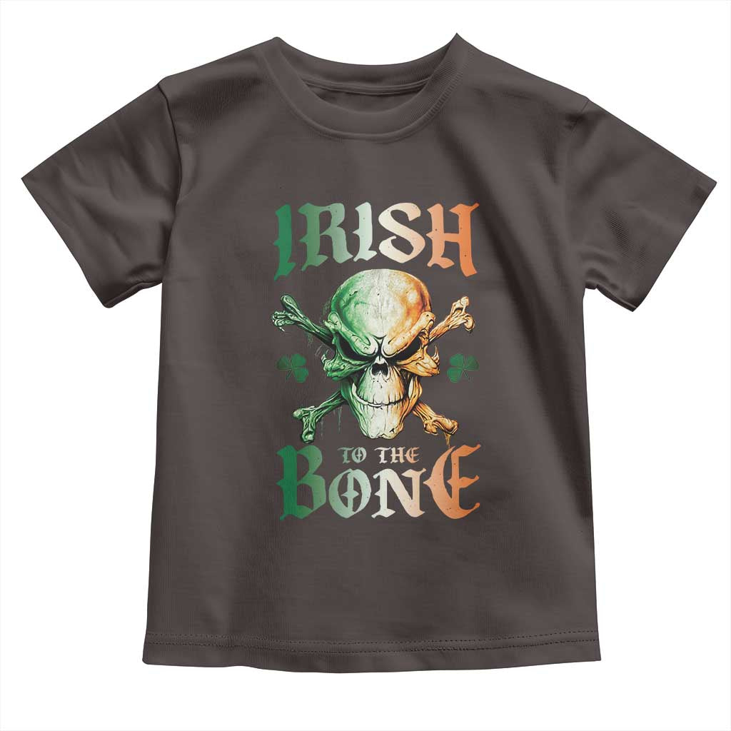 Irish Pride Toddler T Shirt Irish To The Bone TS09 Dark Chocolate Print Your Wear