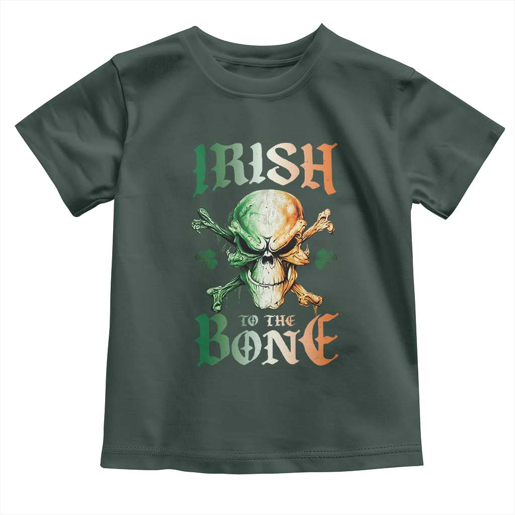 Irish Pride Toddler T Shirt Irish To The Bone TS09 Dark Forest Green Print Your Wear