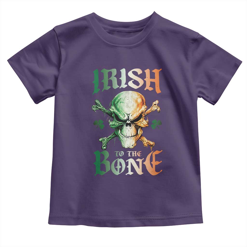 Irish Pride Toddler T Shirt Irish To The Bone TS09 Purple Print Your Wear