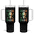 Irish Pride Tumbler With Handle Irish To The Bone TS09 One Size: 40 oz Black Print Your Wear
