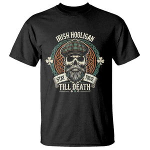 Irish Pride T Shirt Irish Hooligan Stay True Till Death TS09 Black Print Your Wear