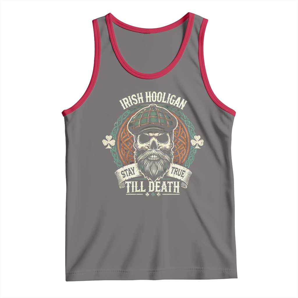 Irish Pride Tank Top Irish Hooligan Stay True Till Death TS09 Deep Heather Red Print Your Wear