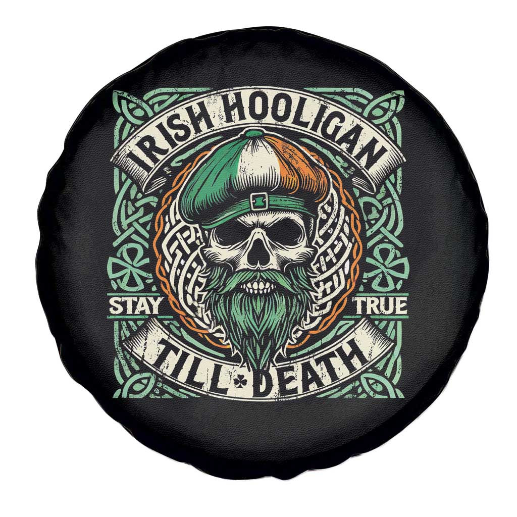 Irish Pride Spare Tire Cover Irish Hooligan Ireland Flag Skull TS09 Print Your Wear