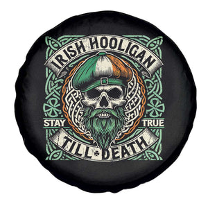 Irish Pride Spare Tire Cover Irish Hooligan Ireland Flag Skull TS09 Print Your Wear
