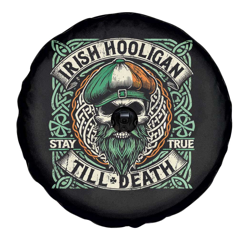 Irish Pride Spare Tire Cover Irish Hooligan Ireland Flag Skull TS09 Print Your Wear