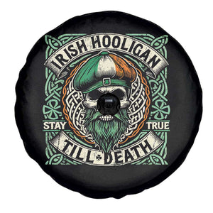 Irish Pride Spare Tire Cover Irish Hooligan Ireland Flag Skull TS09 Print Your Wear