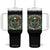 Irish Pride Tumbler With Handle Irish Hooligan Ireland Flag Skull TS09 One Size: 40 oz Black Print Your Wear