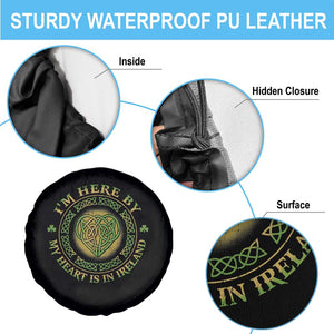 Irish Pride Spare Tire Cover I May Be Here But My Heart Is In Ireland TS09 Print Your Wear