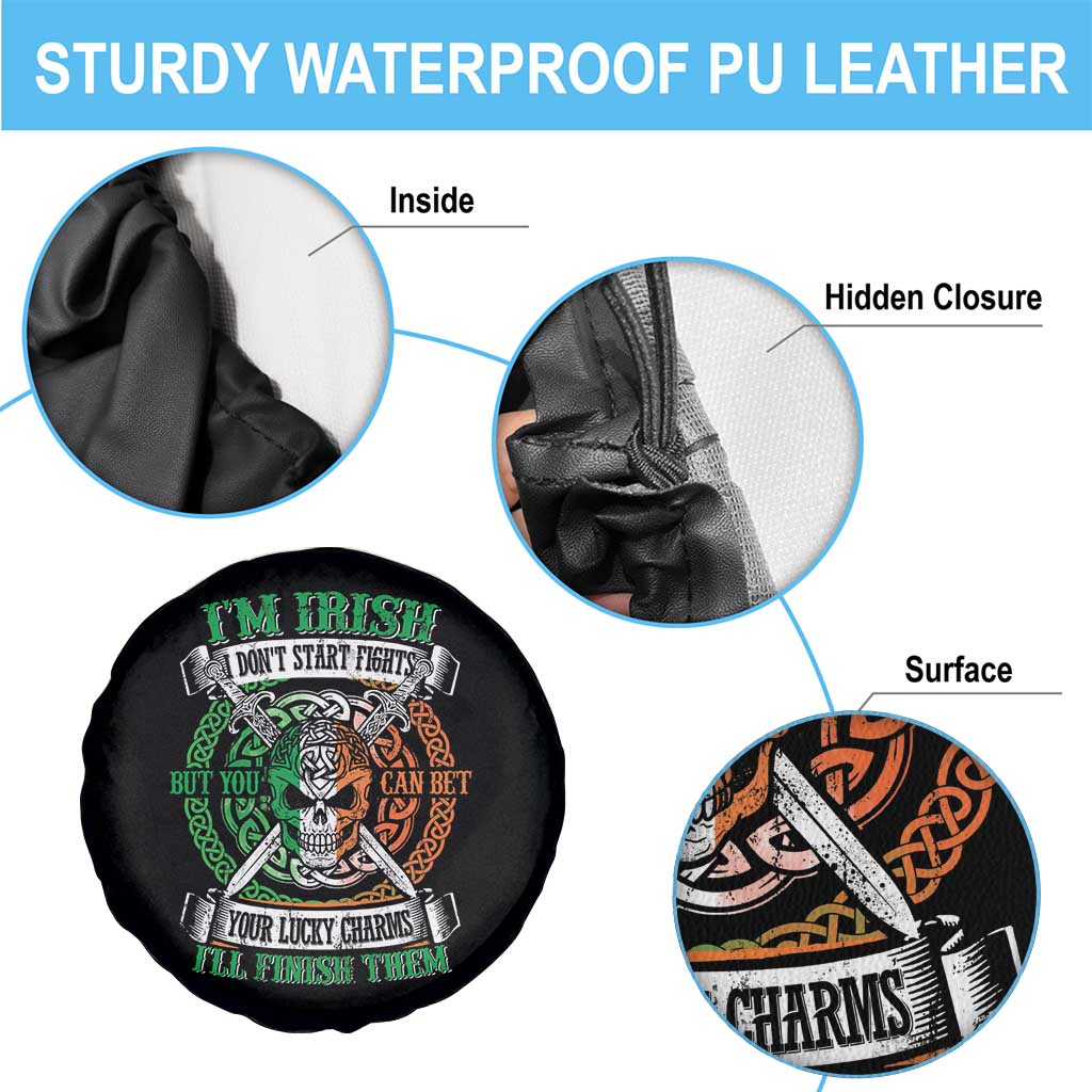 Irish Pride Spare Tire Cover You Can Bet Your Lucky Charms I'll Finish Them TS09 Print Your Wear