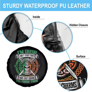 Irish Pride Spare Tire Cover You Can Bet Your Lucky Charms I'll Finish Them TS09 Print Your Wear