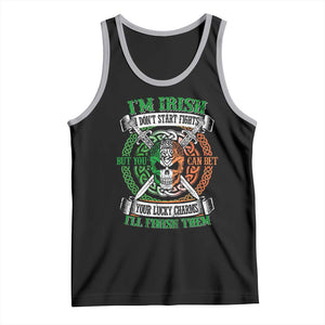 Irish Pride Tank Top You Can Bet Your Lucky Charms I'll Finish Them TS09 Black Athletic Heather Print Your Wear