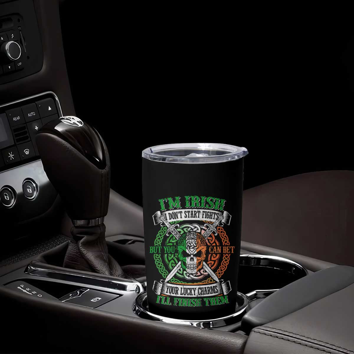 Irish Pride Tumbler Cup You Can Bet Your Lucky Charms I'll Finish Them TS09 Print Your Wear
