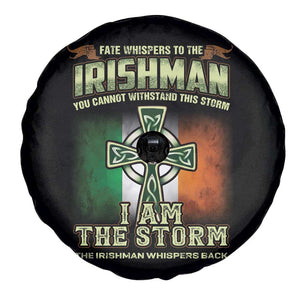 Irish Pride Spare Tire Cover Irish Warrior I Am The Storm The Irishman Whispers Back TS09 Print Your Wear