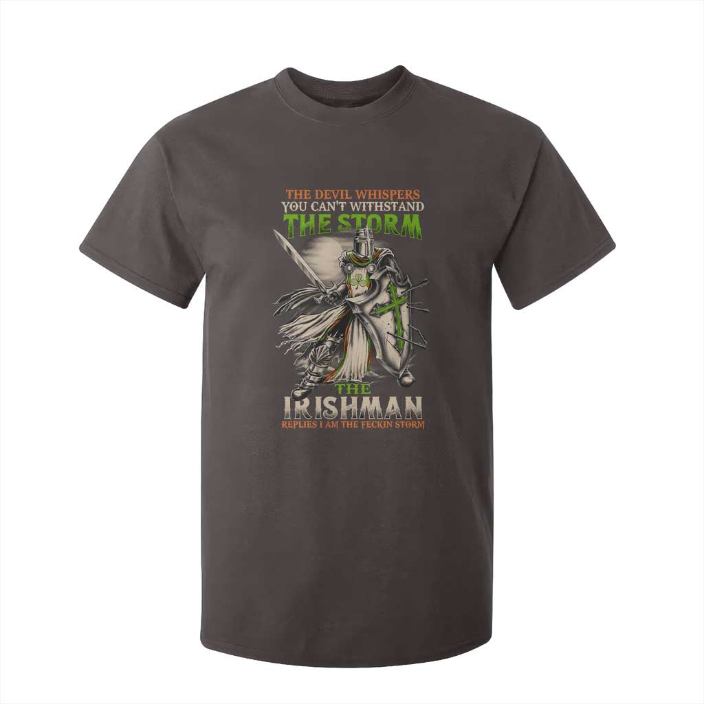 Irish Pride T Shirt For Kid Irish Warrior I Am The Feckin Storm TS09 Dark Chocolate Print Your Wear