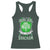 Funny Irish Girl Racerback Tank Top I Speak Fluent Sarcasm TS09 Dark Forest Green Print Your Wear