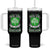 Funny Irish Girl Tumbler With Handle I Speak Fluent Sarcasm TS09 One Size: 40 oz Black Print Your Wear