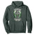 Irish Women Hoodie In Every Irish Woman Lies An Angel Until You Unleash The Fire TS09 Dark Forest Green Print Your Wear