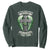 Irish Women Sweatshirt In Every Irish Woman Lies An Angel Until You Unleash The Fire TS09 Dark Forest Green Print Your Wear