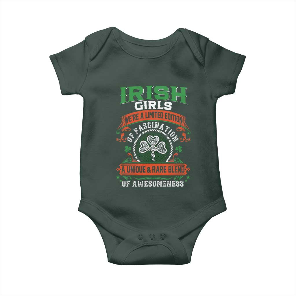 Irish Girls Baby Onesie We're A Limited Edition Of Fascination A Unique Rare Blend Of Awesomeness TS09 Print Your Wear