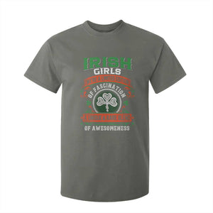 Irish Girls T Shirt For Kid We're A Limited Edition Of Fascination A Unique Rare Blend Of Awesomeness TS09 Military Green Print Your Wear