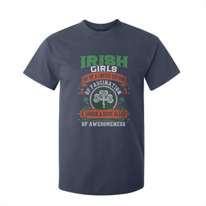 Irish Girls T Shirt For Kid We're A Limited Edition Of Fascination A Unique Rare Blend Of Awesomeness TS09 Navy Print Your Wear