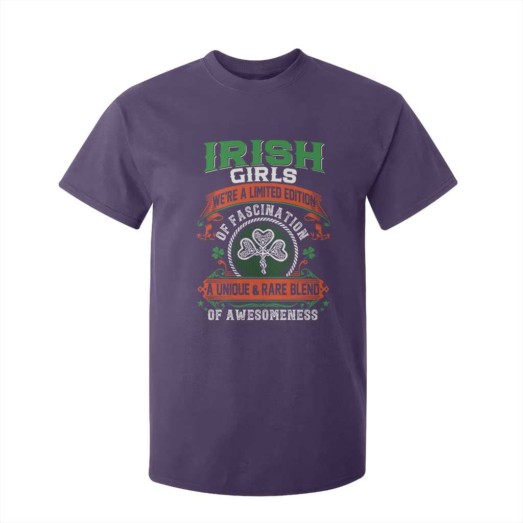 Irish Girls T Shirt For Kid We're A Limited Edition Of Fascination A Unique Rare Blend Of Awesomeness TS09 Purple Print Your Wear