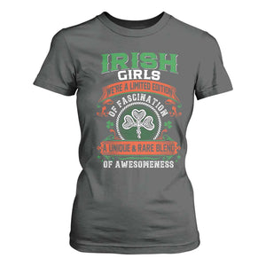 Irish Girls T Shirt For Women We're A Limited Edition Of Fascination A Unique Rare Blend Of Awesomeness TS09 Dark Heather Print Your Wear