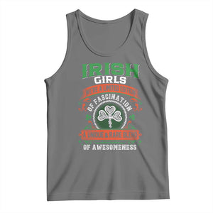 Irish Girls Tank Top We're A Limited Edition Of Fascination A Unique Rare Blend Of Awesomeness TS09 Black Heather Print Your Wear