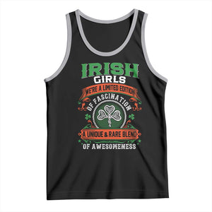 Irish Girls Tank Top We're A Limited Edition Of Fascination A Unique Rare Blend Of Awesomeness TS09 Black Athletic Heather Print Your Wear