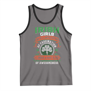 Irish Girls Tank Top We're A Limited Edition Of Fascination A Unique Rare Blend Of Awesomeness TS09 Deep Heather Black Print Your Wear