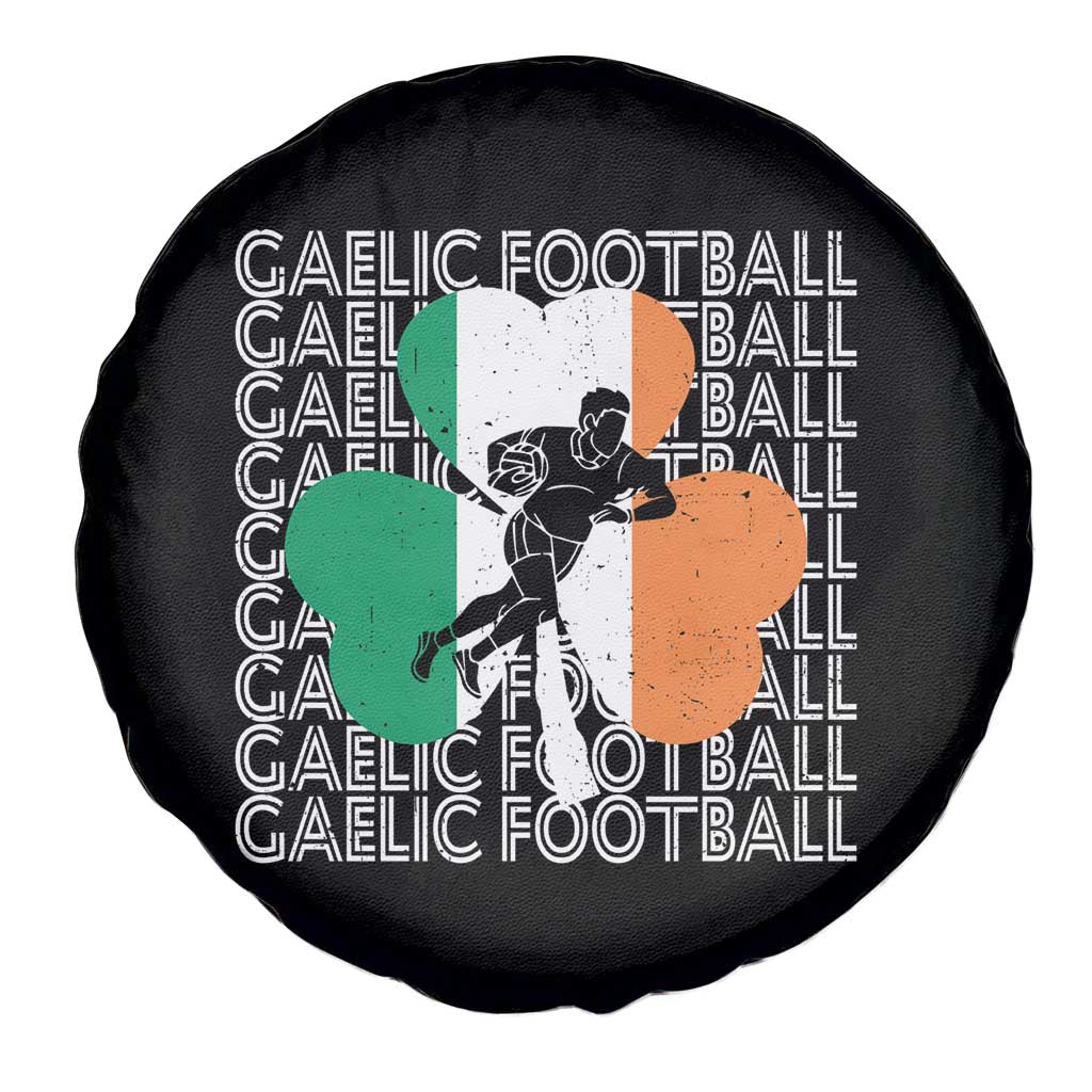 Gaelic Football Spare Tire Cover Irish Flag Shamrock TS09 Print Your Wear