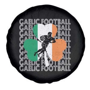 Gaelic Football Spare Tire Cover Irish Flag Shamrock TS09 Print Your Wear