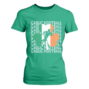 Gaelic Football T Shirt For Women Irish Flag Shamrock TS09 Irish Green Print Your Wear