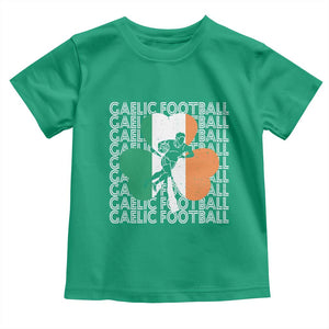 Gaelic Football Toddler T Shirt Irish Flag Shamrock TS09 Irish Green Print Your Wear