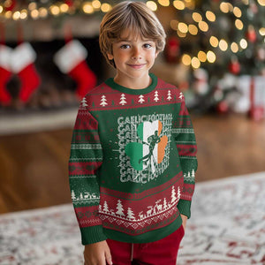 Gaelic Football Knit Sweatshirt Irish Flag Shamrock TS09 Christmas Print Your Wear