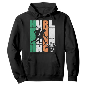 Irish Hurling Hurler Hoodie TS09 Black Print Your Wear