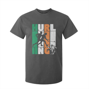 Irish Hurling Hurler T Shirt For Kid TS09 Dark Heather Print Your Wear