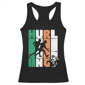 Irish Hurling Hurler Racerback Tank Top TS09 Black Print Your Wear