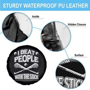 Funny Irish Hurling Spare Tire Cover I Beat People With a Stick TS09 Print Your Wear