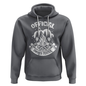 Funny Camping Hoodie Official Smores Tester TS09 Charcoal Printyourwear