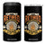 Retirement 4 in 1 Can Cooler Tumbler I'm Retired Going Camping Is My Job TS09 One Size: 16 oz Black Print Your Wear