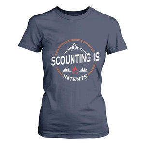 Scouting Is Tent T Shirt For Women TS09 Navy Print Your Wear