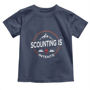 Scouting Is Tent Toddler T Shirt TS09 Navy Print Your Wear