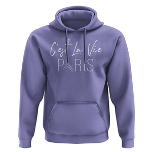 C'est La Vie Eiffel Paris French That's Life France Travel Hoodie TS09 Violet Print Your Wear