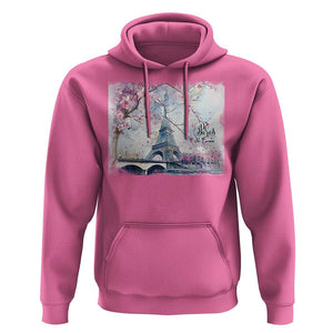 Je T'aime I Love Eiffel Paris French France Travel Hoodie TS09 Azalea Print Your Wear