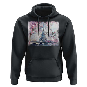 Je T'aime I Love Eiffel Paris French France Travel Hoodie TS09 Black Print Your Wear