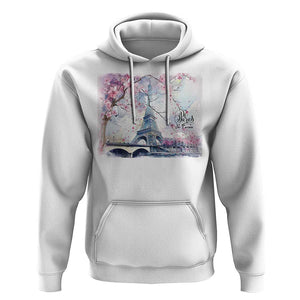Je T'aime I Love Eiffel Paris French France Travel Hoodie TS09 White Print Your Wear
